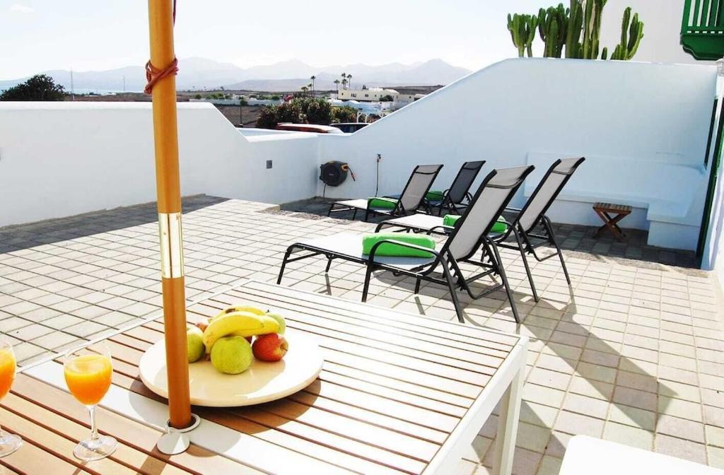 Typical Canarian House With Fabulous Sea Views Tías Eksteriør bilde